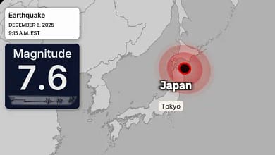 زلزال سانريكو في اليابان